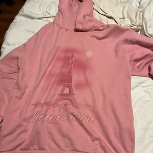 Balenciaga Soft Pink Hoodie